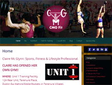 Tablet Screenshot of cmgfit.com